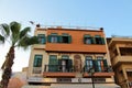 In the square at the Greek Orthodox church in Chania Royalty Free Stock Photo