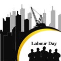 Illustration Vector Design Of World Labour day 1 May