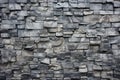 square grey stone wall up close