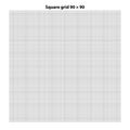 Square grid with 25 by 25 squares, grid texture background, vector illustration. Royalty Free Stock Photo