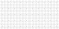 Square grid texture, grid line paper sheet with crosses and dots, blank grid sheet for technology, drawing and architecture draft