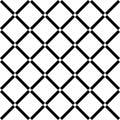 Square grid vector seamless pattern. Subtle dark checkered repeat background, simple design