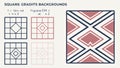 Square Grids with Gradient Patterns for Dynamic Backgrounds, vector design Generative AI Royalty Free Stock Photo