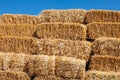 Square hay bales Royalty Free Stock Photo