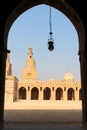 Square in the Ibn Tulun Mosque in Cairo, Egypt Royalty Free Stock Photo