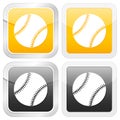 Square icon baseball