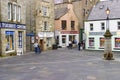 Square in Lerwick with people