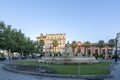 Square located in the heart of historic Seville, Spain