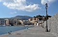 Square of Marina Corta - Lipari Royalty Free Stock Photo
