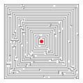 Square maze