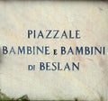 Square in memory of the victims of terror in Beslan