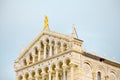 Square of Miracles, Pisa Tuscany, zoom of the cathedral Royalty Free Stock Photo
