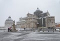 Square of Miracles at sunrise after a winter snowstorm, Pisa - I