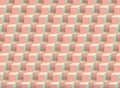 Square modular abstract texture in pastel colors