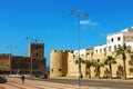 Medieval fortress  and historiqal walls in safi morocco Royalty Free Stock Photo