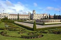 Square and Monastery in Lisbon, Portugal Royalty Free Stock Photo
