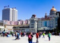 Square near Saint Sophia Church of Harbin Royalty Free Stock Photo