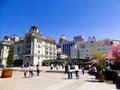 Square near Saint Sophia Church of Harbin Royalty Free Stock Photo