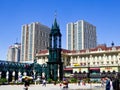 Square near Saint Sophia Church of Harbin Royalty Free Stock Photo