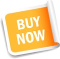Buy now vector sticker Royalty Free Stock Photo