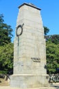 A war memorial cenotaph in Hamilton, New Zealand Royalty Free Stock Photo