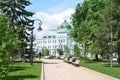 Square at the Omsk State Academic Drama Theater