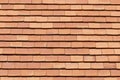 Square orange roof tile for pattern