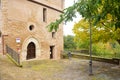 Square and Palace Quer, Benabarre, Huesca province, Aragon, Spain