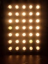 Square panel of led concert lights blinders