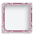 Square paper frame