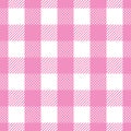 square pastel pink checked design for pattern and background Royalty Free Stock Photo
