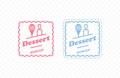 Square pastry logo design with kitchen whisk and rolling pin. Dishes for preparing desserts in a square shape design