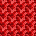 Geometrical red seamless diagonal square pattern background design Royalty Free Stock Photo