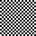 Square pattern design in black and white colour