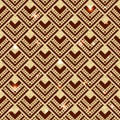 Square pattern. Golden sparkle eastern pattern