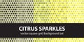 Square pattern set Citrus Sparkles. Vector seamless tile backgrounds Royalty Free Stock Photo