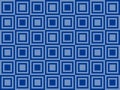 Square seamless pattern blue design Royalty Free Stock Photo