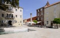 Square pet. bunara zadar dalmatia croatia europe Royalty Free Stock Photo