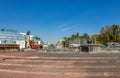 Square of Peter the Great. Lipetsk. Russia Royalty Free Stock Photo