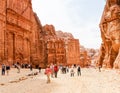 Square in Petra Jordan