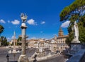 Square Piazza del Popolo in Rome Italy