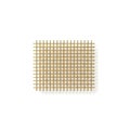 Brass Grid Texture with Square Openings on White Background mesh metal Royalty Free Stock Photo