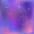 Square pink, purple and blue background with sparkles