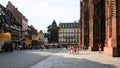 Square Place de La Cathedrale in Strasbourg Royalty Free Stock Photo