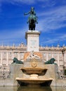 Plaza de Oriente, Madrid, Spain Royalty Free Stock Photo