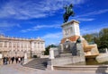 Plaza de Oriente, Madrid, Spain Royalty Free Stock Photo