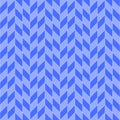 Square Rhombohedron Seamless Pattern Blue Royalty Free Stock Photo