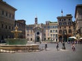 Square in Rome Royalty Free Stock Photo