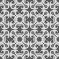 Square rosettes seamless pattern