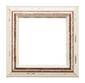 Square Rustic White Frame Royalty Free Stock Photo